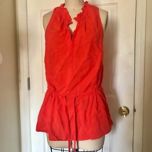 Mossimo Ruffle Neckline Top